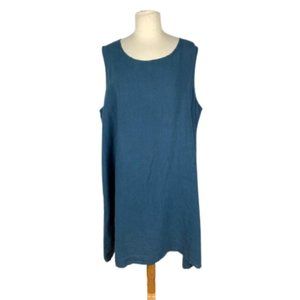 Bryn Walker Linen Sleeveless Shift Dress XL